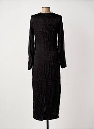 Robe longue manches longues manches longues noir ARTLOVE femme
