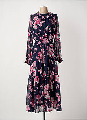 Robe longue manches longues manches longues bleu ARTLOVE femme