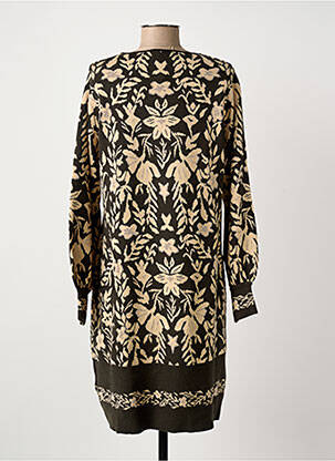 Robe pull coupe cintrée manches longues gris MEISÏE femme