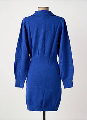 Robe pull stretch manches longues bleu ARTLOVE femme