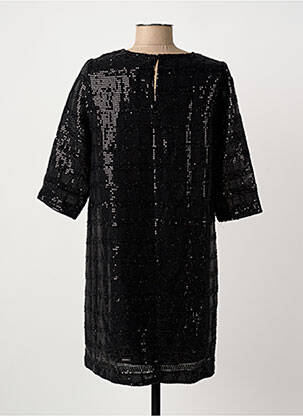 Robe courte manches 3/4 manches 3/4 noir ARTLOVE femme