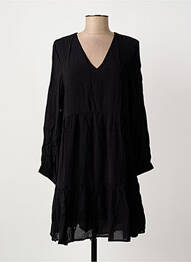 Robe courte manches longues manches longues noir ARTLOVE femme