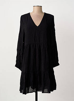 Robe courte manches longues manches longues noir ARTLOVE femme