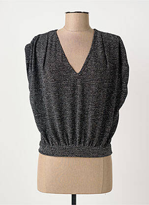 Top stretch manches courtes noir ARTLOVE femme