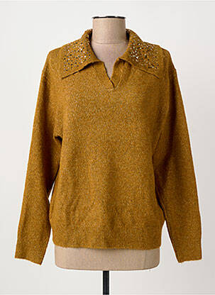 Pull stretch manches longues vert MEISÏE femme