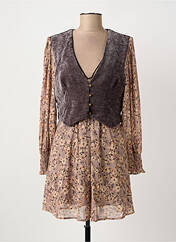 Robe courte gris MEISÏE femme seconde vue