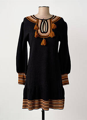 Robe courte noir MEISÏE femme