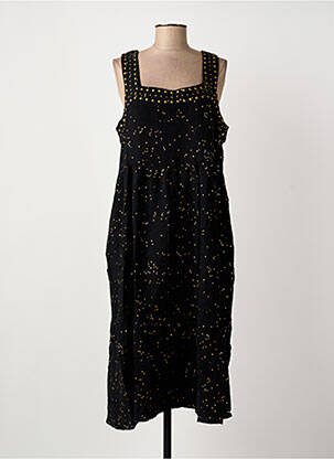 Robe mi-longue noir MEISÏE femme