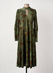 Robe mi-longue vert MEISÏE femme seconde vue