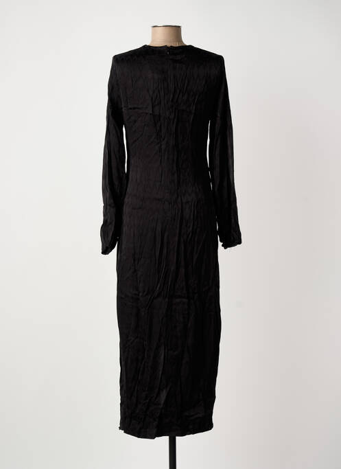 Robe longue manches longues manches longues noir ARTLOVE femme
