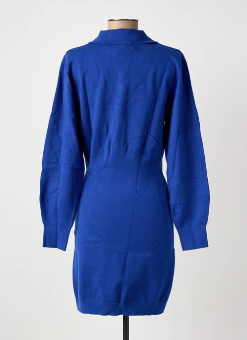 Robe pull stretch manches longues bleu ARTLOVE femme