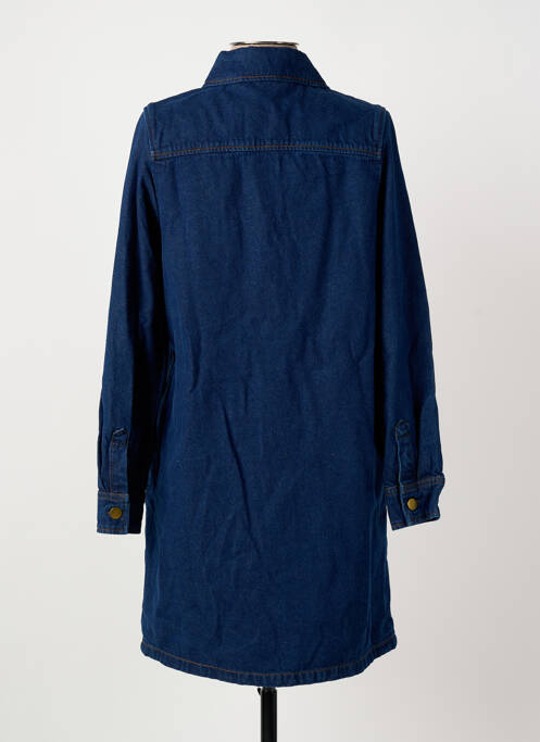 Robe courte manches longues manches longues bleu ARTLOVE femme