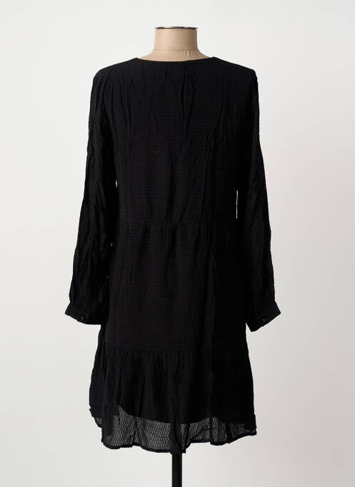 Robe courte manches longues manches longues noir ARTLOVE femme