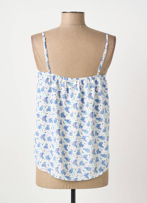 Top imprimé fantaisie fines bretelles bleu ARTLOVE femme