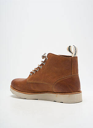 Bottines/boots tissage satiné bout rond marron BLACKSTONE homme
