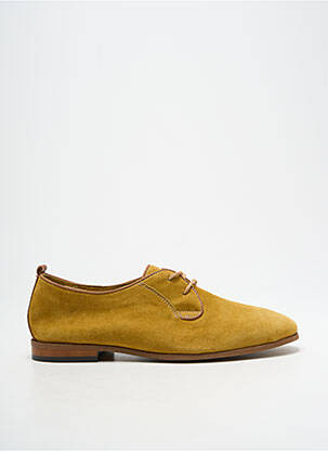 Derbies bout rond talon plat jusqu'à 3cm jaune KOST femme