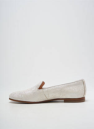Mocassins bout rond talon plat jusqu'à 3cm beige KOST femme