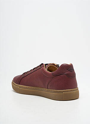 Baskets fermeture zip et lacets bout rond violet PALLADIUM homme