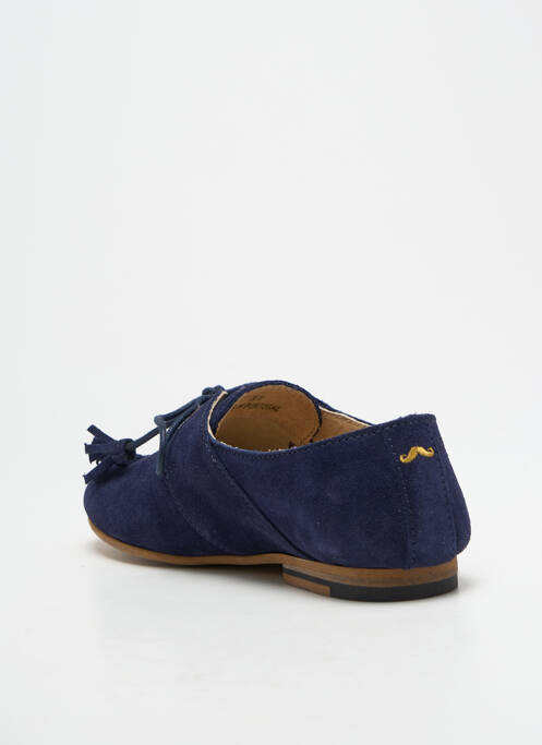Derbies bleu M.MOUSTACHE femme