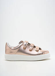 Baskets bout rond talon plat jusqu'à 3cm rose VICTORIA femme