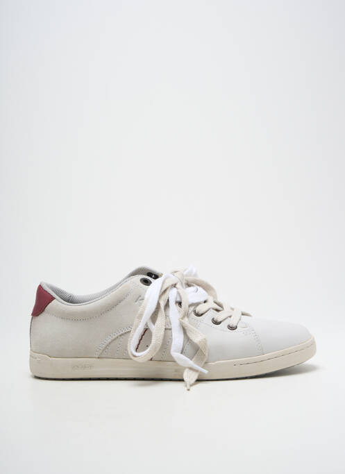 Baskets tissage satiné bout rond gris KICKERS homme