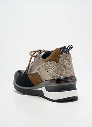 Baskets talon compensé talon de 4 à 6cm noir MAM'ZELLE femme