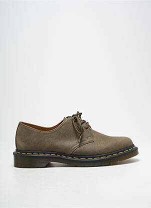 Derbies bout rond talon bas vert DR MARTENS homme