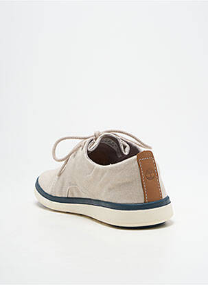 Baskets fermeture lacets bout rond beige TIMBERLAND garçon