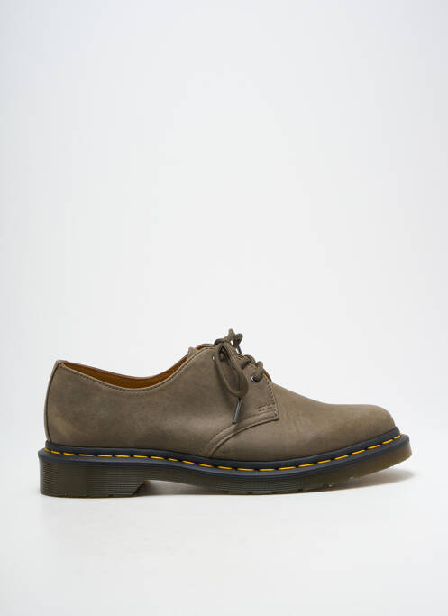 Derbies bout rond talon bas vert DR MARTENS homme