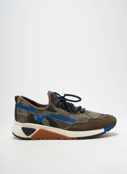 Baskets bout rond bout rond vert DIESEL homme