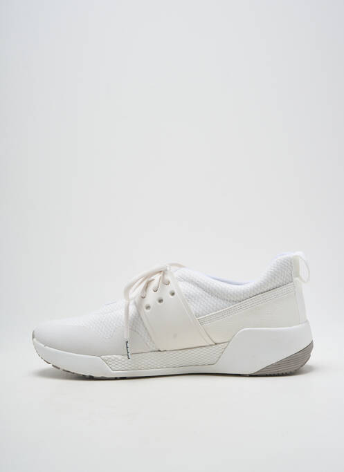 Baskets bout rond talon plat jusqu'à 3cm blanc TIMBERLAND femme