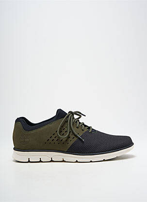 Baskets empiècements talon compensé vert TIMBERLAND homme