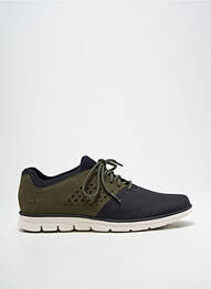 Baskets empiècements talon compensé vert TIMBERLAND homme