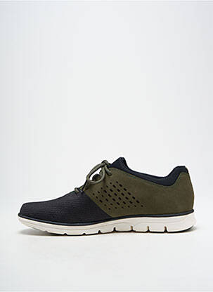 Baskets empiècements talon compensé vert TIMBERLAND homme