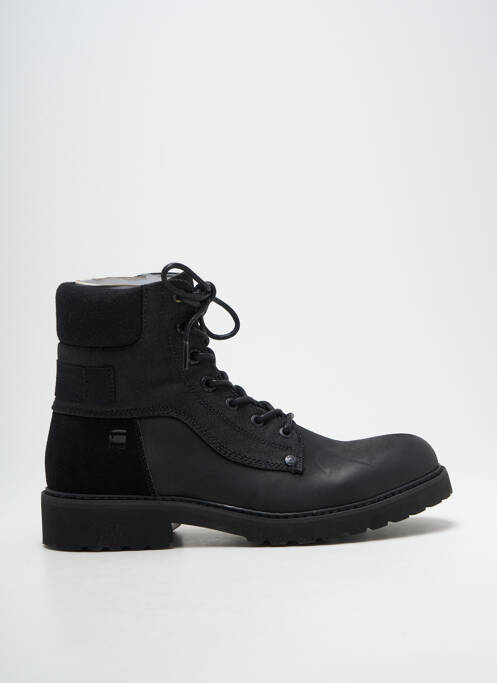 Bottines/boots fermeture lacets talon bas noir G STAR homme