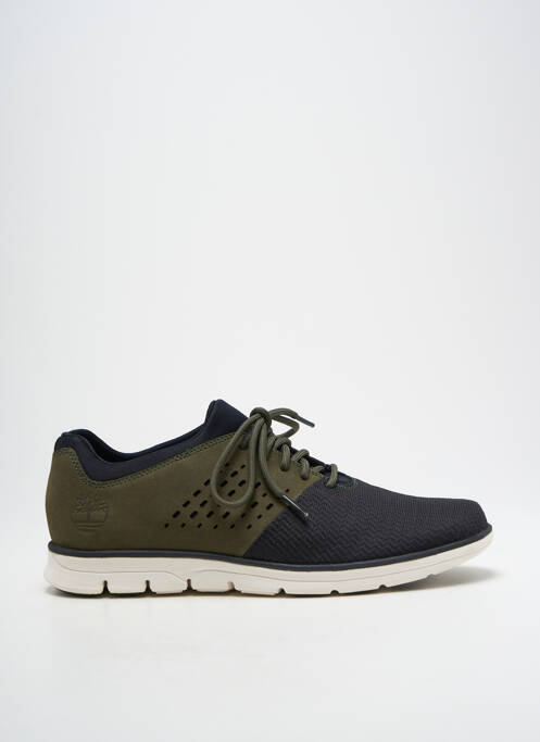 Baskets empiècements talon compensé vert TIMBERLAND homme