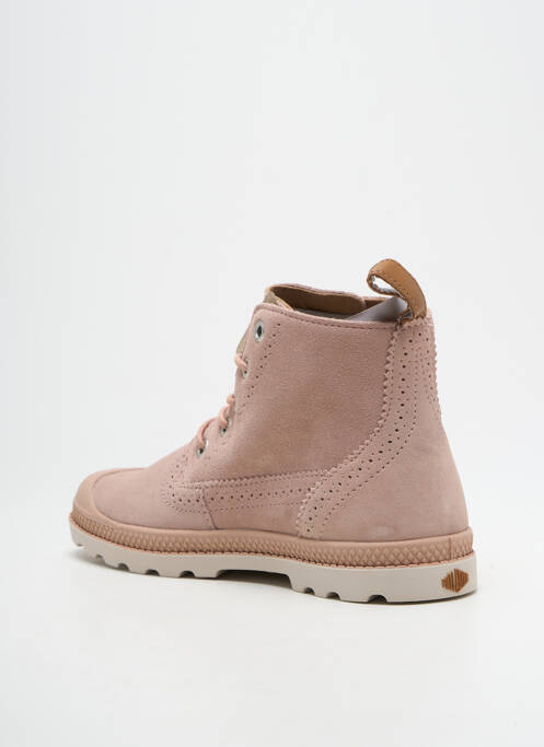 Baskets rose PALLADIUM femme