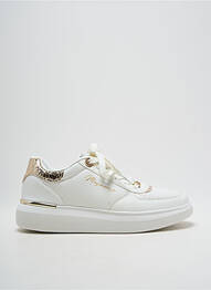 Baskets matière lisse talon de 4 à 6cm blanc MARIAMARE femme