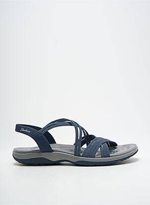 Sandales/Nu pieds bleu SKECHERS femme