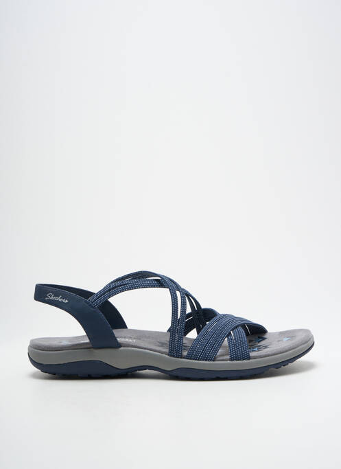 Sandales/Nu pieds bleu SKECHERS femme