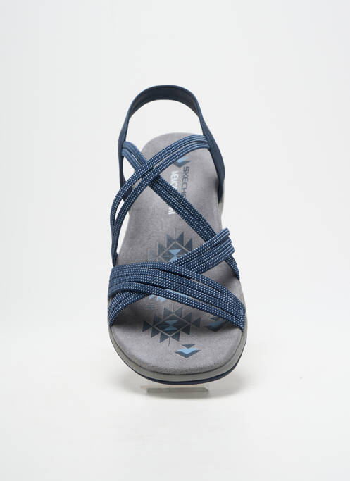 Sandales/Nu pieds bleu SKECHERS femme