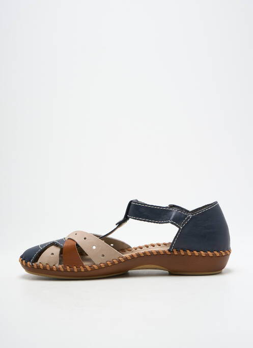Sandales/Nu pieds bleu RIEKER femme