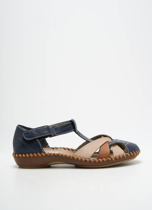 Sandales/Nu pieds bleu RIEKER femme
