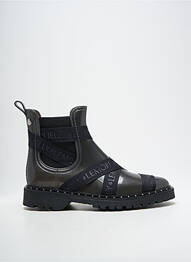 Bottines/boots matière lisse talon plat jusqu'à 3cm gris LEMON JELLY femme