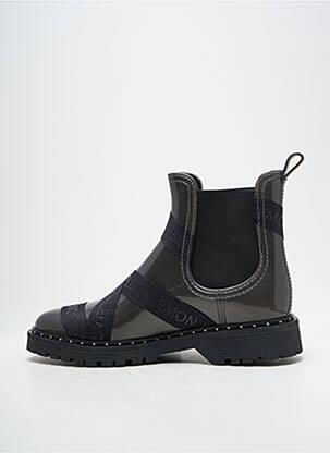 Bottines/boots matière lisse talon plat jusqu'à 3cm gris LEMON JELLY femme