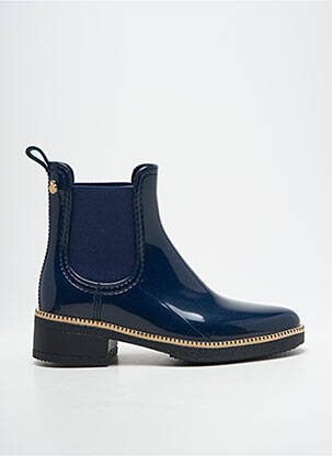 Bottines/boots matière lisse talon plat jusqu'à 3cm bleu LEMON JELLY femme
