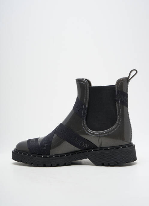 Bottines/boots matière lisse talon plat jusqu'à 3cm gris LEMON JELLY femme