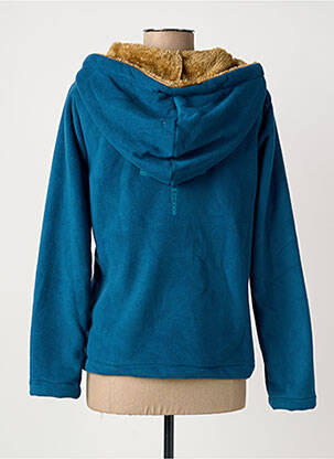 Sweat-shirt à capuche manches longues manches longues bleu KALI YOG femme