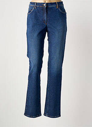 Jeans coupe slim stretch taille normale bleu COUTURIST femme
