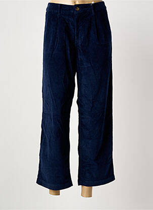 Pantalon 7/8 taille haute taille haute bleu KANOPE femme
